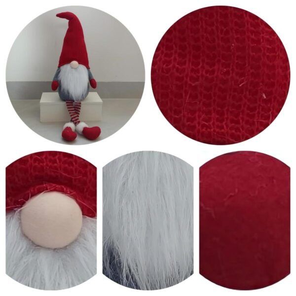 Christmas Gnome w. Dangling Leg - Image 4