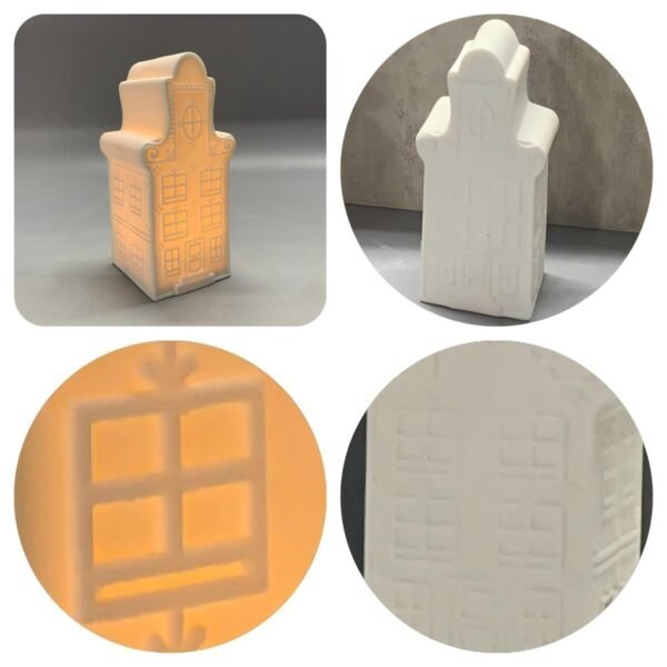 Ceramic LED White House - Image 4