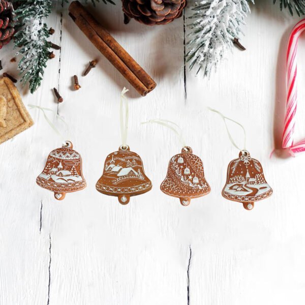 Christmas Gingerbread Bell Hanging