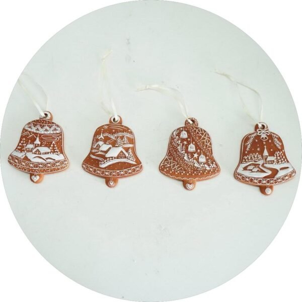 Christmas Gingerbread Bell Hanging - Image 2