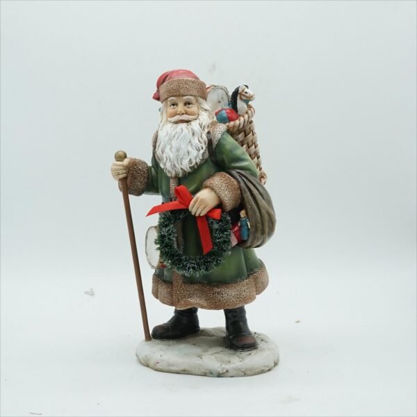 Santa Holding Walking Stick - Image 2