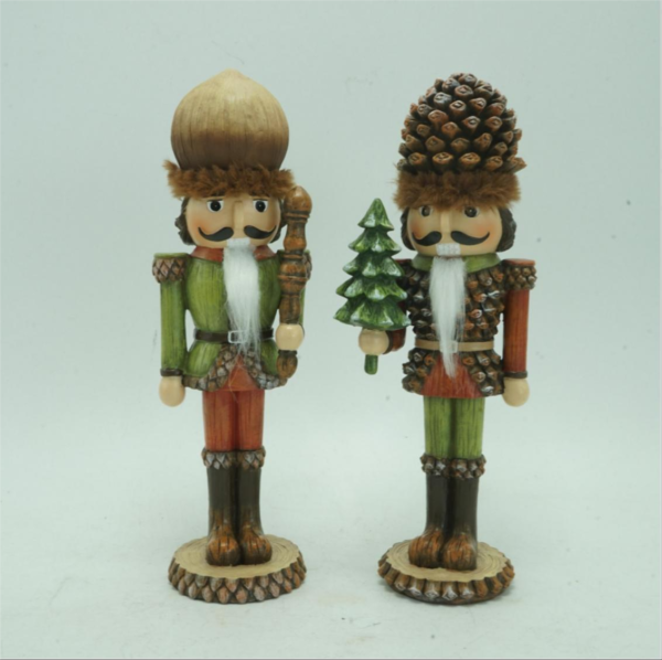 Pine Cone Hat Nutcracker 2asst  - Image 3