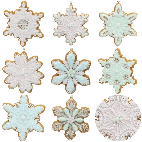 Gingerbread Snowflake Hanging - Image 2