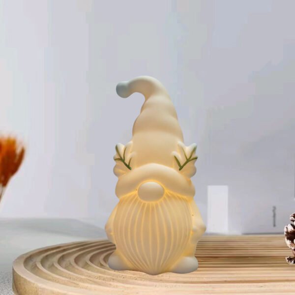 Ceramic White Gnome