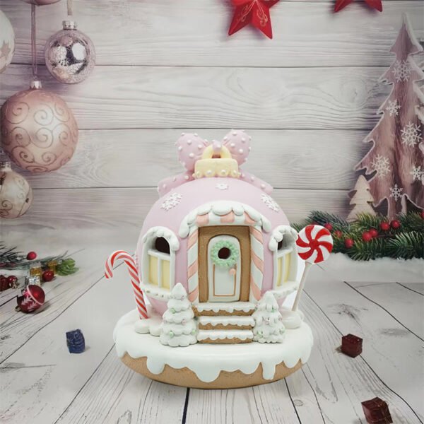 Christmas Candy Pink House